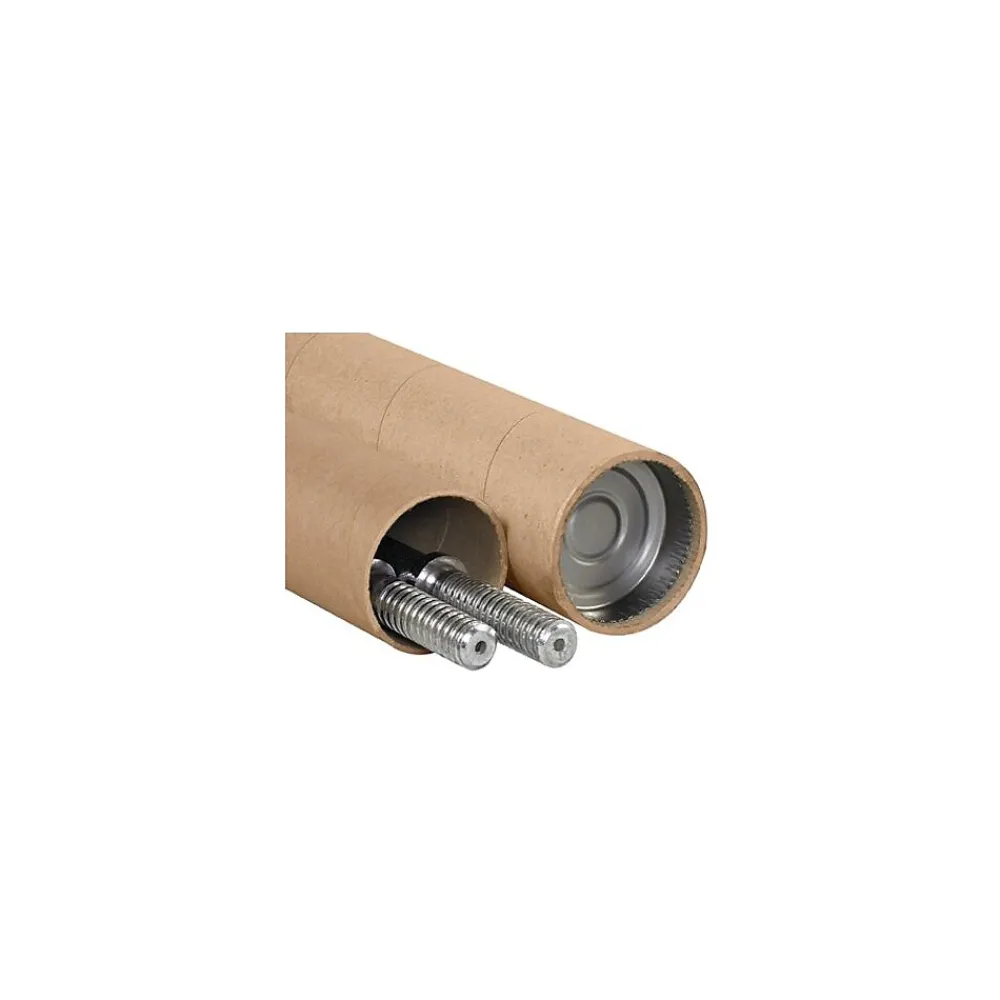 Clearance Unbranded 3 1/4" x 24 - 44" - Kraft Adjustable Tube, 25/Case