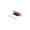 Hot Unbranded 10 1/4" x 10 1/4" x 1" - White Easy-Fold Mailer, 50/Bundle