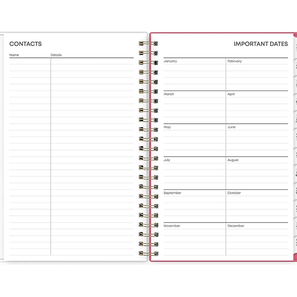 2025 Planners|Blue Sky 2025 Amalia 5" x 8" Weekly & Monthly Planner, Plastic Cover, Multicolor (148768-25)