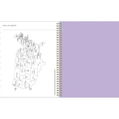 Academic Planners|Blue Sky 2024-2025 Belinda Selene Sienna Lilac 8.5