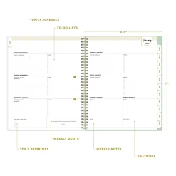 2025 Planners|Blue Sky 2025 Day Designer Arcadia 8.5