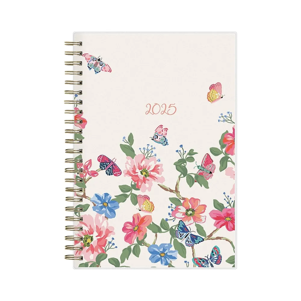 2025 Planners|Blue Sky 2025 Fly By 5" x 8" Weekly & Monthly Planner, Plastic Cover, Multicolor (140196-25)