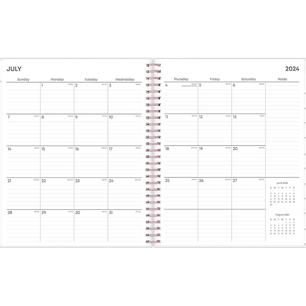 2025 Planners|Blue Sky 2025 Joselyn 8" x 10" Monthly Planner, Plastic Cover, Multicolor (110395-25)