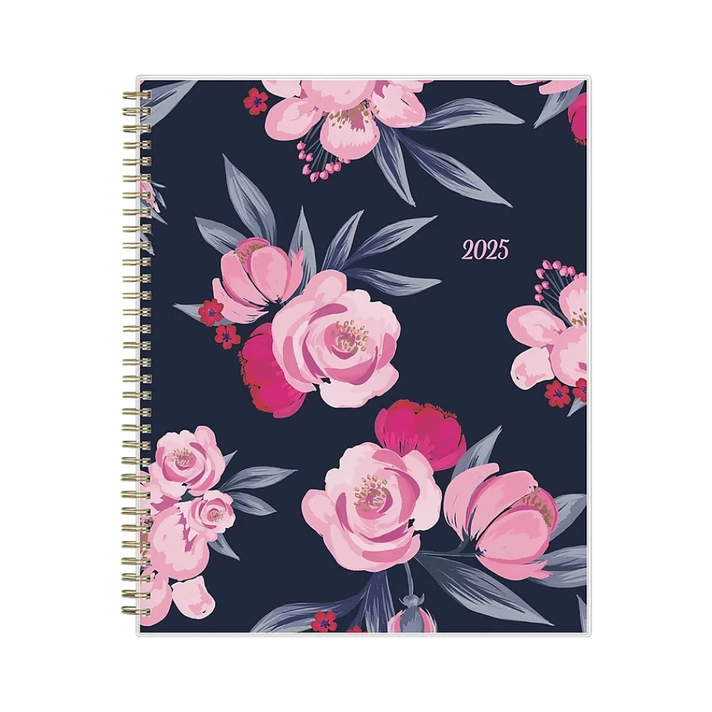 2025 Planners|Blue Sky 2025 Mimi Pink 8.5" x 11" Weekly & Monthly Planner, Plastic Cover, Pink/Dark Blue (137264-25)