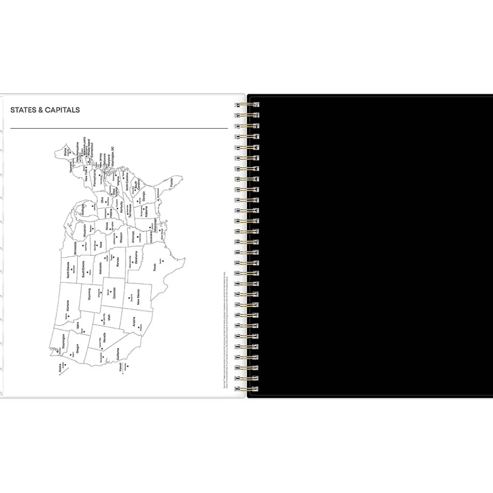 2025 Planners|Blue Sky 2025 Nevaeh 8" x 10" Monthly Planner, Plastic Cover, Multicolor (143947-25)