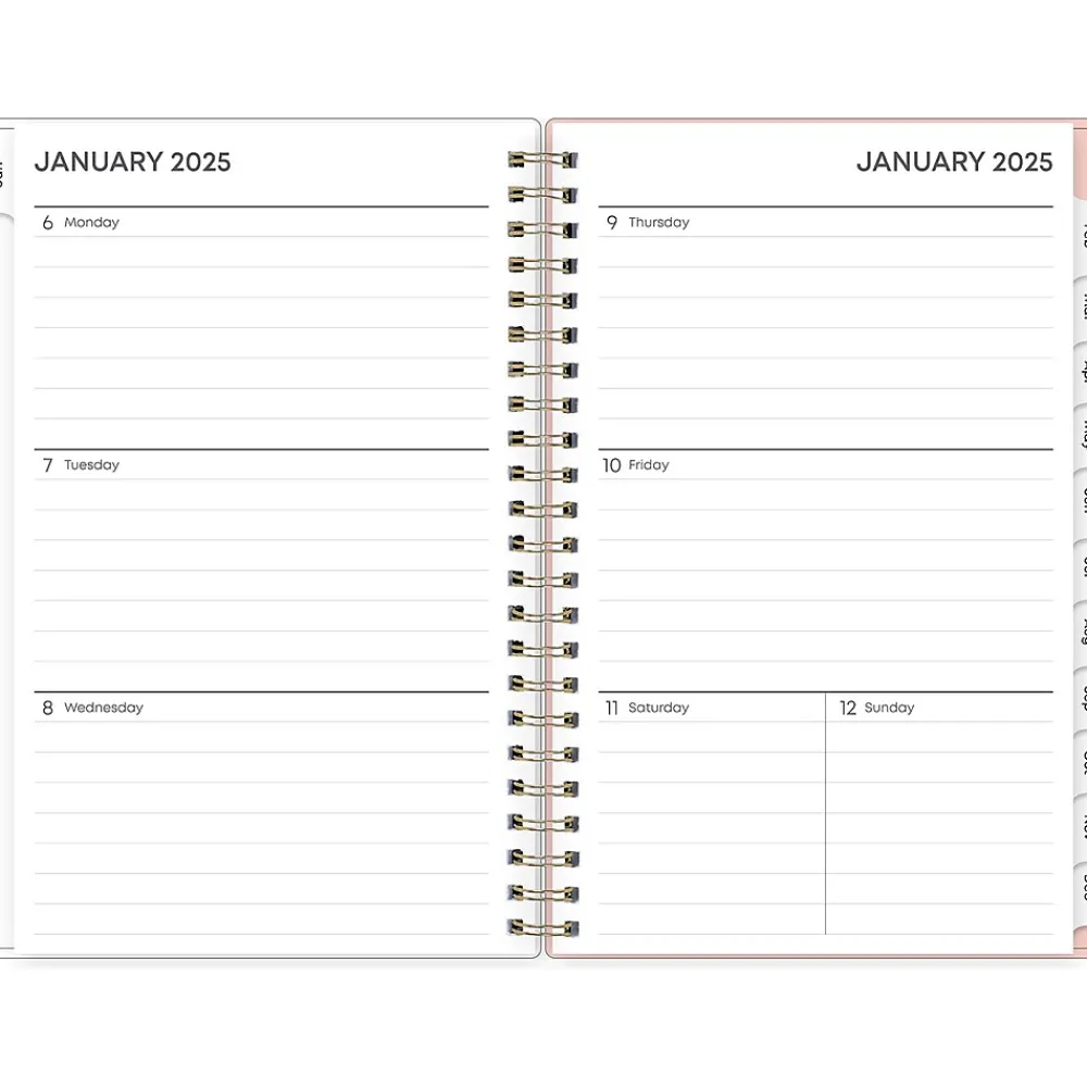 2025 Planners|Blue Sky 2025 Paradise Again 5" x 8" Weekly & Monthly Planner, Plastic Cover, Multicolor (148331)