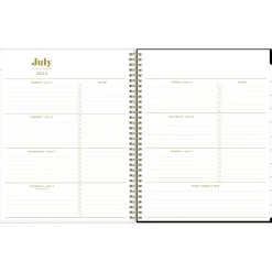 Academic Planners|Blue Sky 2024-2025 The House That Lars Built Primrose Pink 8.5" x 11" Academic Weekly & Monthly Planner, Black/Pink (149720)