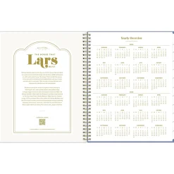 Academic Planners|Blue Sky 2024-2025 The House That Lars Built Blue Stripe 8.5