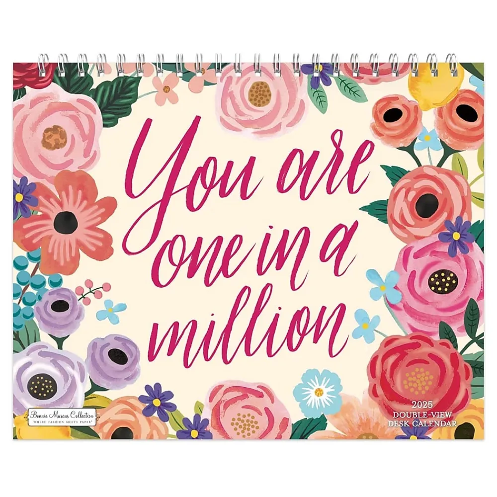 2025 Calendars|BrownTrout 2025 Bonnie Marcus 7.5" x 6" Monthly Desk Calendar (9781975479442)