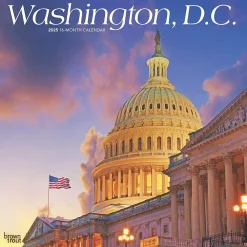 2025 Calendars|BrownTrout 2025 Washington D.C. 12" x 12" Monthly Wall Calendar (9781975475888)