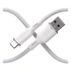 Fluid USB-C to USB-A Charging Cable, 5 ft., Powder (3E0792-PDW8NA)<360 Electrical Sale