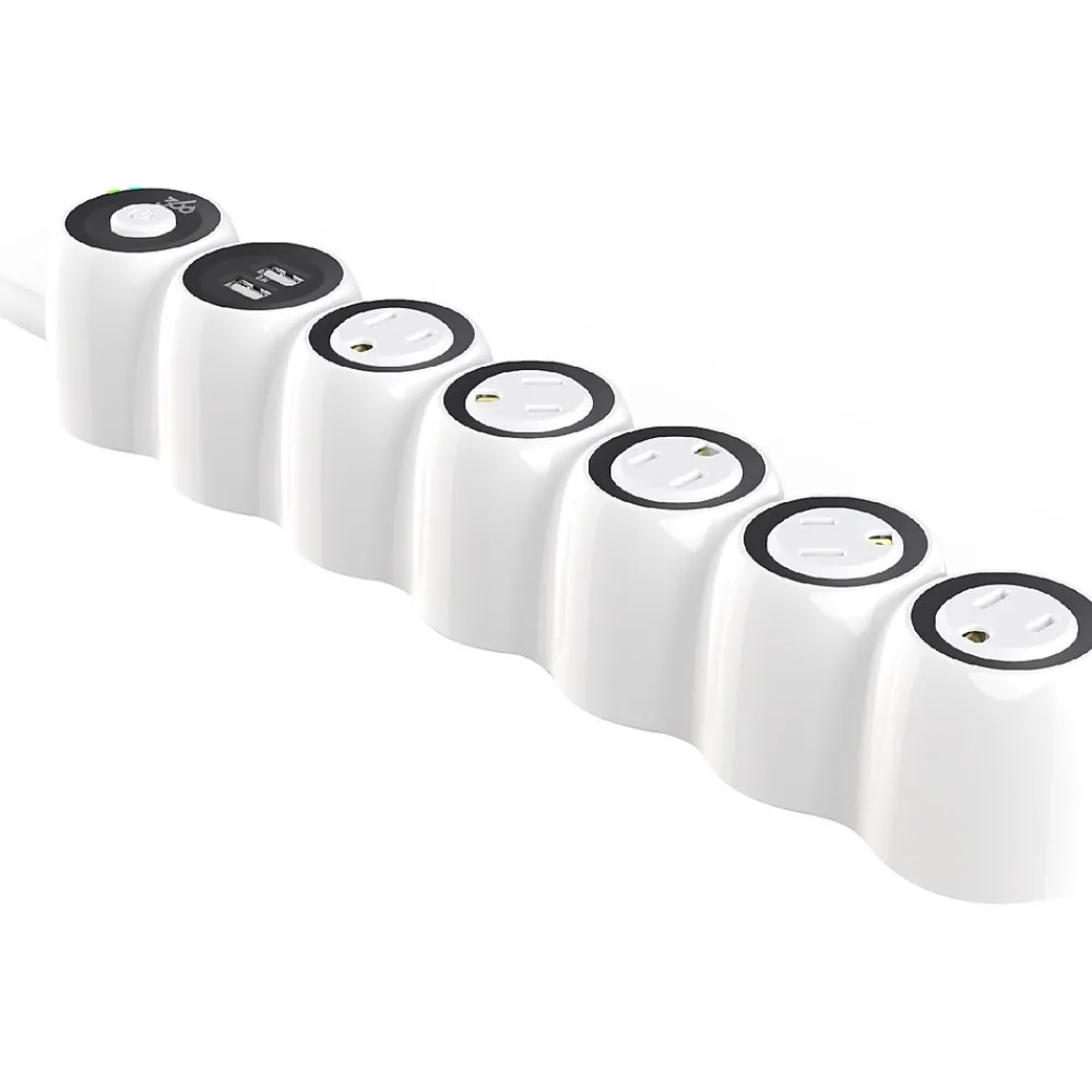360 Electrical PowerCurve2.4 Five Outlets plus USB Surge Protector, 6 Ft. Cord, 1080 Joules (360571-5CA4ES-C1)
