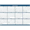 2025 Calendars|House of Doolittle 2025 48" x 32" Yearly Wet-Erase Wall Calendar, Reversible, White/Blue (3961-25)