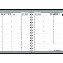 2025 Planners|House of Doolittle 2025 Professional 8.5" x 11" Weekly Appointment Book, Faux Leather Cover, Blue (27207-25)
