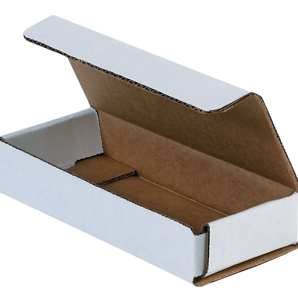 Outlet Partners Brand 9 (L) x 6 (W) x 1 (H)" Crushproof Mailers, White, 50/Bundle (MLR961)