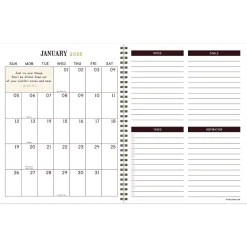 2025 Planners|TF Publishing 2025 Baroque Marigold 9" x 11" Weekly & Monthly Planner, Paperboard Cover, Multicolored (25-9718)