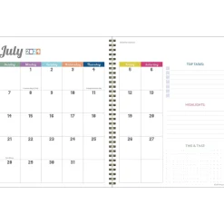 Academic Planners|TF Publishing 2024-2025 Cali Girl Collection Pretty Parrot 8.5