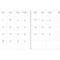 Academic Planners|TF Publishing 2024-2025 Camo 9" x 11" Academic Monthly Planner, Paperboard Cover, Blue (AY25-4502)