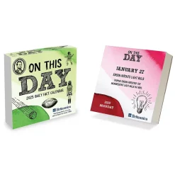 2025 Calendars|TF Publishing 2025 On This Day 5.25" x 5.25" Day-to-Day Calendar (25-3004)