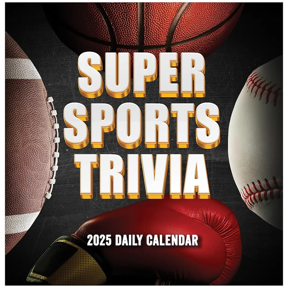 2025 Calendars|TF Publishing 2025 Sports Facts & Trivia 5.25" x 5.25" Day-to-Day Calendar (25-3022)