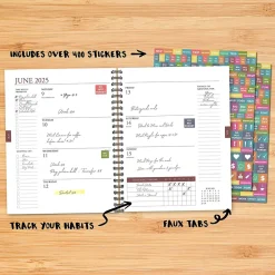 2025 Planners|Willow Creek 2025 Charcoal Gray 8.5