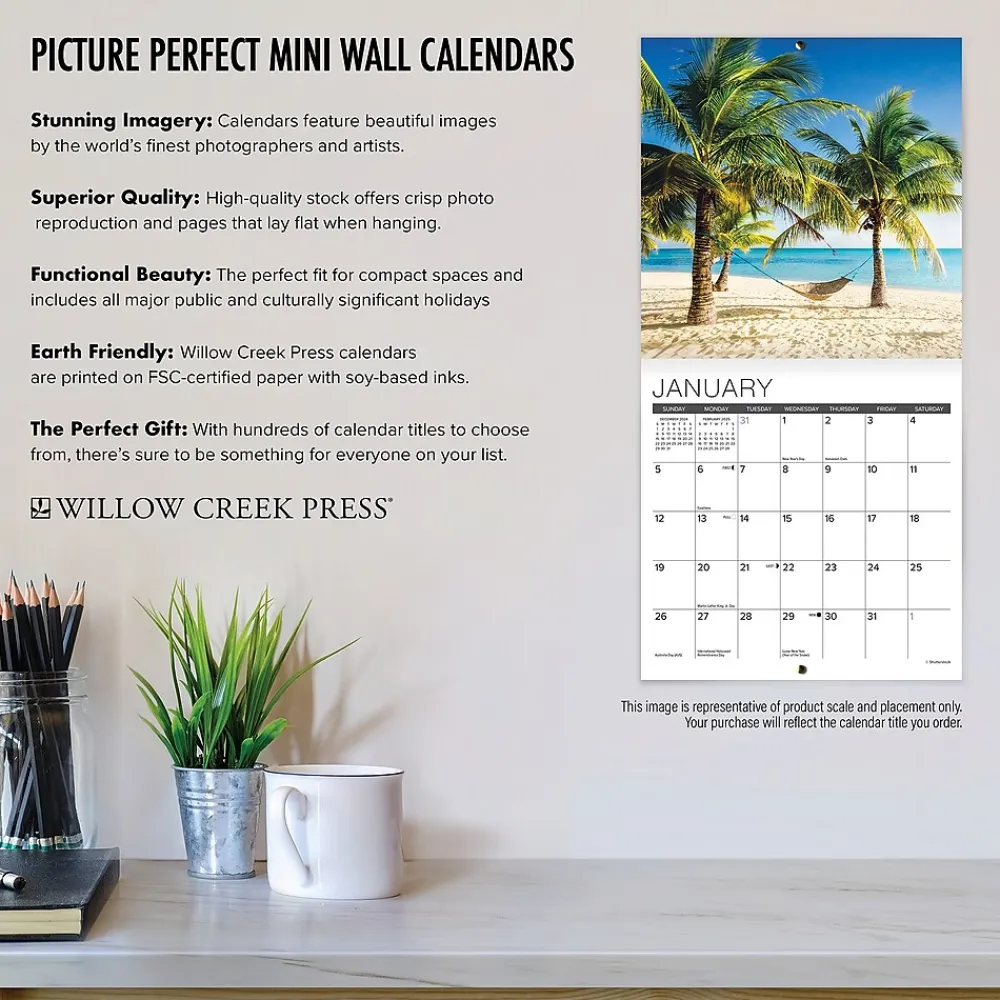 2025 Calendars|Willow Creek 2025 Hacks of Life 12" x 12" Monthly Wall Calendar (47217)