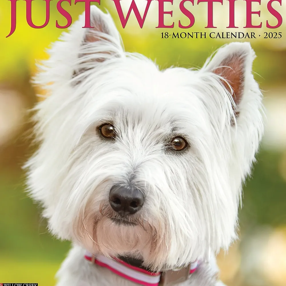 2025 Calendars|Willow Creek 2025 Just Westies 12" x 12" Yearly Wall Calendar (45336)