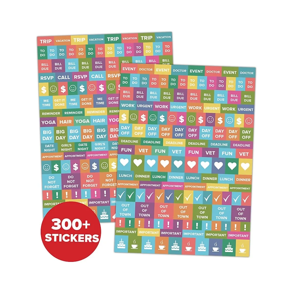 Academic Planners|Willow Creek 2024-2025 Mystic Butterfly 6.5" x 8.5" Academic Weekly & Monthly Planner, Paper Cover, Multicolor (47460)
