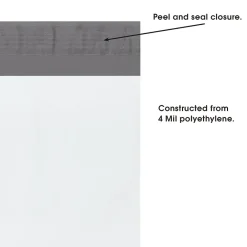 Online SI Products 6" x 39" - Long Poly Mailer, 100/Case
