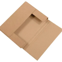 Online Partners Brand 11" x 8 1/2" x 3" Easy-Fold Mailers, 50/Bundle (M1183BFK)