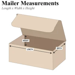 Best Partners Brand 9" x 7 1/2" x 3" Literature Mailers, 50/Bundle (ML973K)