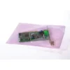 Clearance SI Products 12" x 18" Antistatic Layflat Poly Bags, 2 Mil, Pink, 1000/Carton (12050)