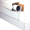 Sale Staples 3 x 25 Corrugated Standard Mailing Tube, White, 25/Bundle (M3325)