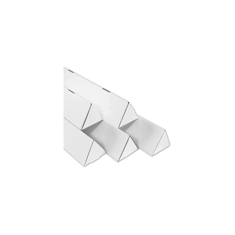 Clearance Staples 3 x 24.25 Corrugated Standard Mailing Tube, White, 50/Bundle (MTM324)