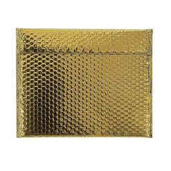Best Unbranded 13.75" x 11" Gold Glamour Bubble Mailer, 48/Carton (GBM1311GD)
