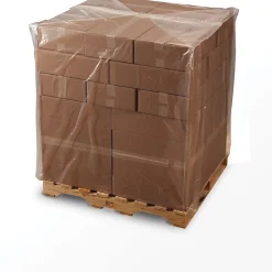 Clearance Laddawn 36" x 48" Gusseted Poly Bags, Bags on a Roll, 4 Mil, Clear, 60/Roll (10690)