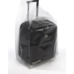 SI Products 30" x 60" Gusseted Poly Bags, Bags on a Roll, 3 Mil, Clear, 50/Roll (1785R)