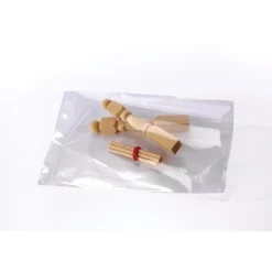 Discount SI Products 2" x 10" Layflat Poly Bags, 1.5 Mil, Clear, 1000/Carton (16)