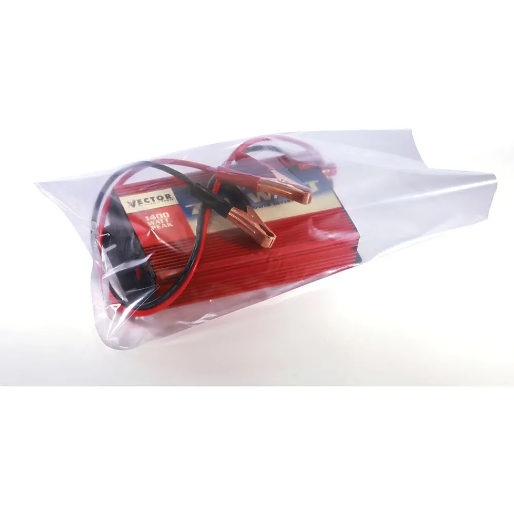 Best SI Products 12" x 16" Layflat Poly Bags, 4 Mil, Clear, 500/Carton (1205)
