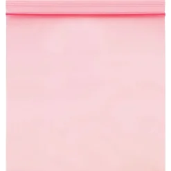 Sale Partners Brand 8" x 10" Reclosable Poly Bags, 4 Mil, Pink, 1000/Carton (PBAS2155)