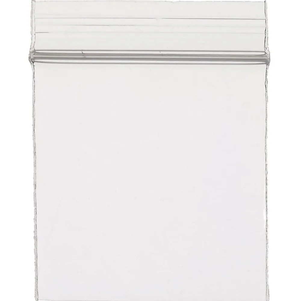 SI Products 4" x 4" Reclosable Poly Bags, 4 Mil, Clear, 1000/Carton (3705A)