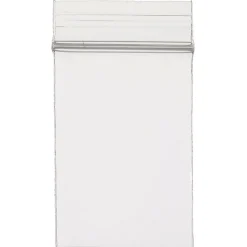 Clearance SI Products 4" x 4" Reclosable Poly Bags, 2 Mil, Clear, 1000/Carton (3560A)