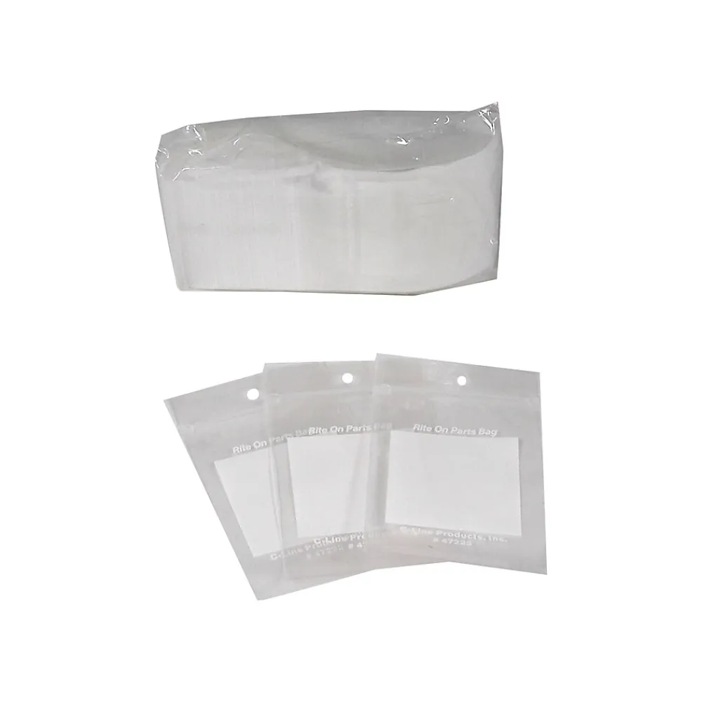 Outlet C-Line 2" x 3" Reclosable Poly Bags, Clear, 1000/Carton (47223)