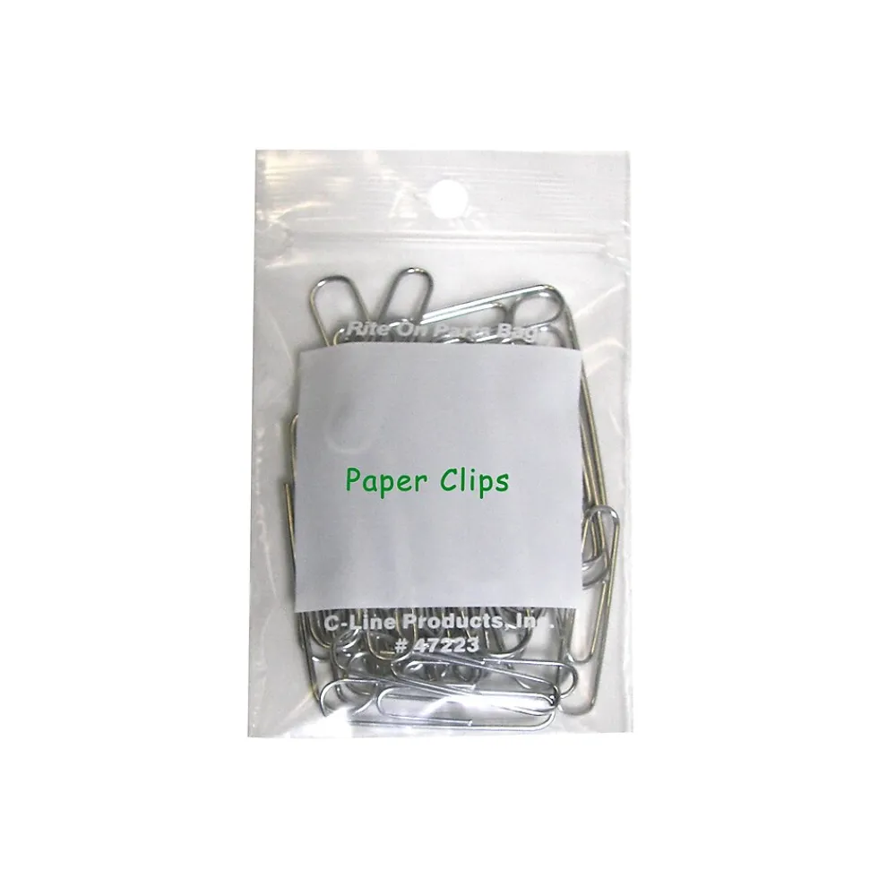 Outlet C-Line 2" x 3" Reclosable Poly Bags, Clear, 1000/Carton (47223)