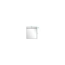 New SI Products 9" x 12" Reclosable Poly Bags, 2 Mil, Clear, 1000/Carton (4145A)