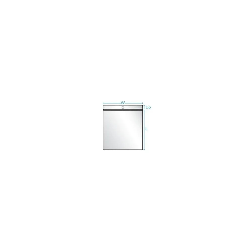 New SI Products 9" x 12" Reclosable Poly Bags, 2 Mil, Clear, 1000/Carton (4145A)