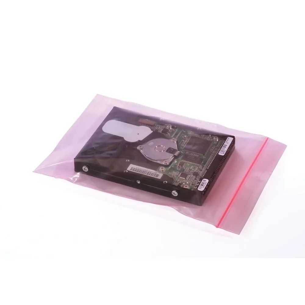 Sale SI Products 13" x 18" Reclosable Poly Bags, 4 Mil, Pink, 500/Carton (4055)
