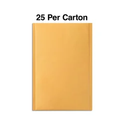 Outlet Staples 13.13" x 17.75" Self-Sealing Bubble Mailer, #6, 25/Carton (ST56651B)