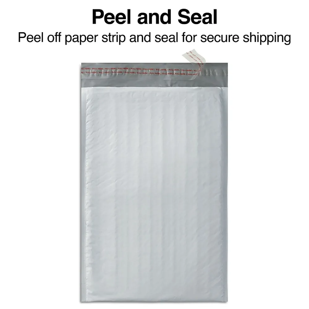Hot Staples 7.88" x 10.75" Self-Sealing Bubble Mailer, #1, 25/Carton (ST56617B)