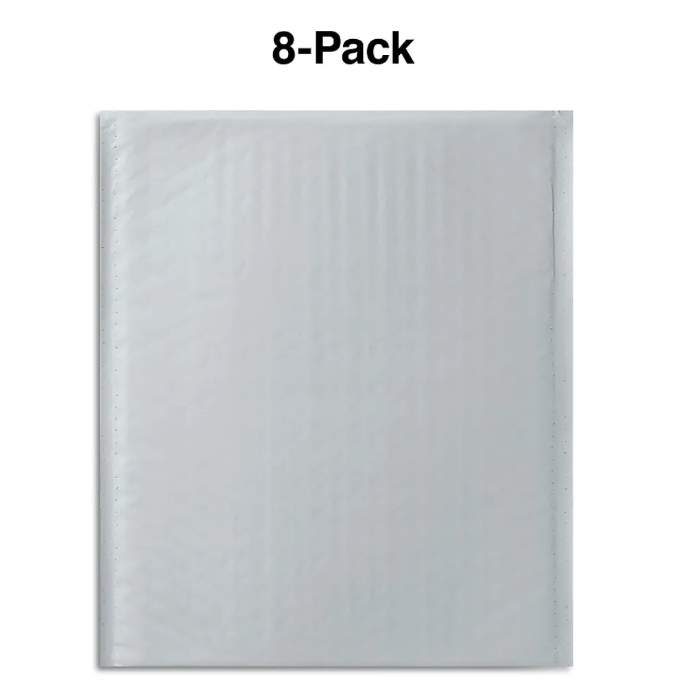 New Staples 11 x 8.5 Self-Sealing Poly Mailer, White (ST56534)
